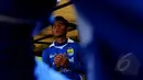 Pemain Persib U21 terlihat berdoa saat laga uji coba di stadion Siliwangi Bandung, (25/2/2015 Timnas U19 Indonesia menang 2-0 atas Persib U21. (Liputan6.com/Faisal R Syam)