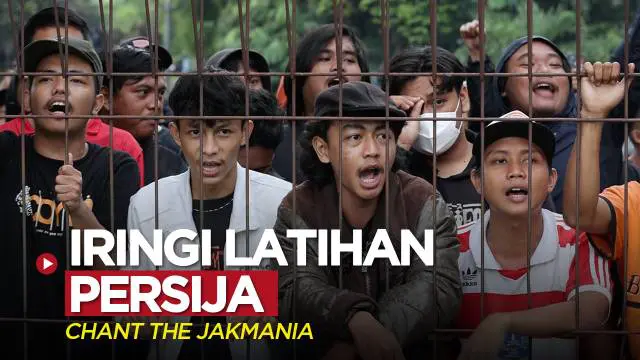 Berita video momen chant ratusan The Jakmania mengiringi ketika skuad Persija Jakarta berlatih pada Rabu (4/1/2023).