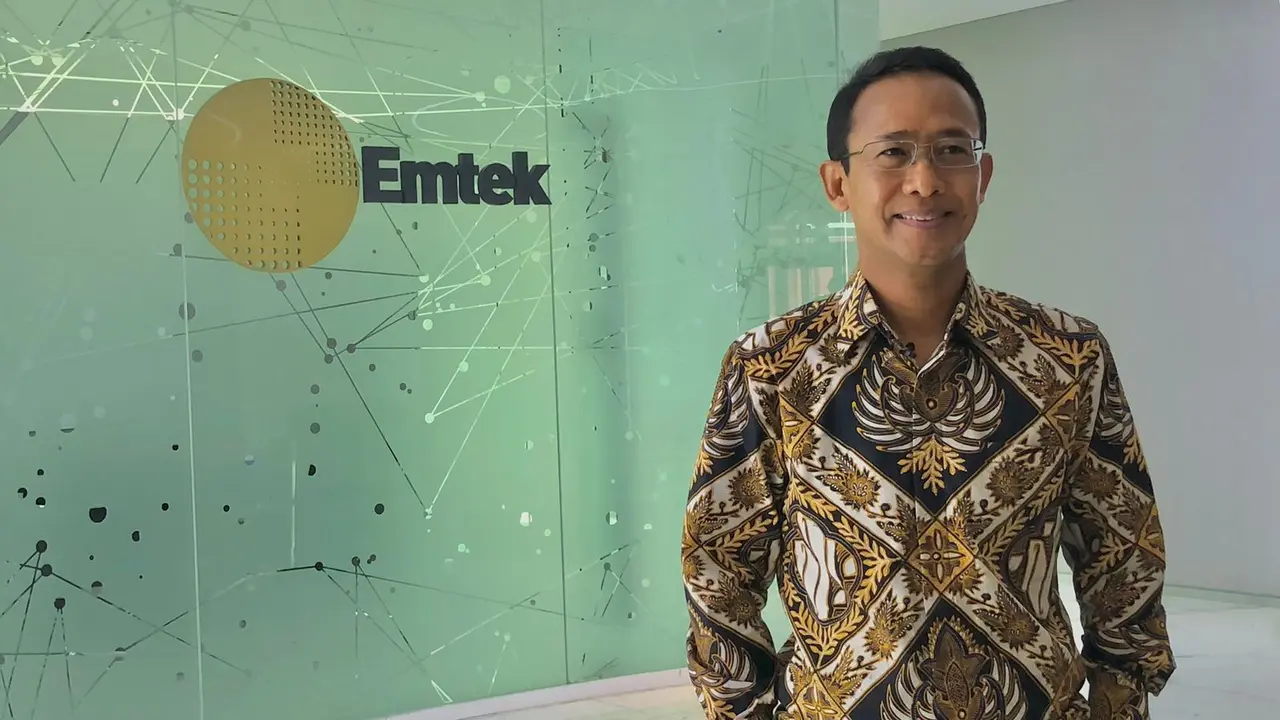 Direktur Utama MRT Jakarta Tuhiyat saat ditemui di SCTV Tower, Kamis (6/4/2023). (Tira/Liputan6.com)