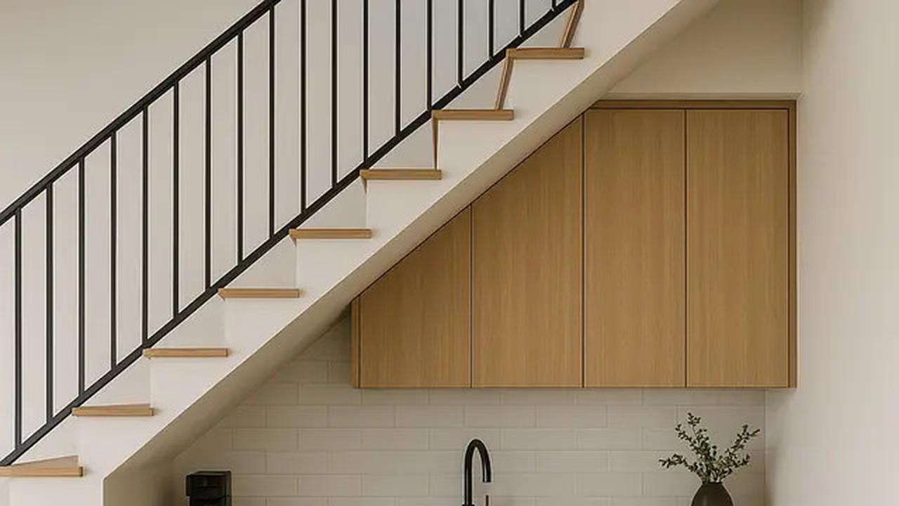 7 Desain Dapur Dekat Tangga, Inspirasi Interior Rumah Tahun 2025