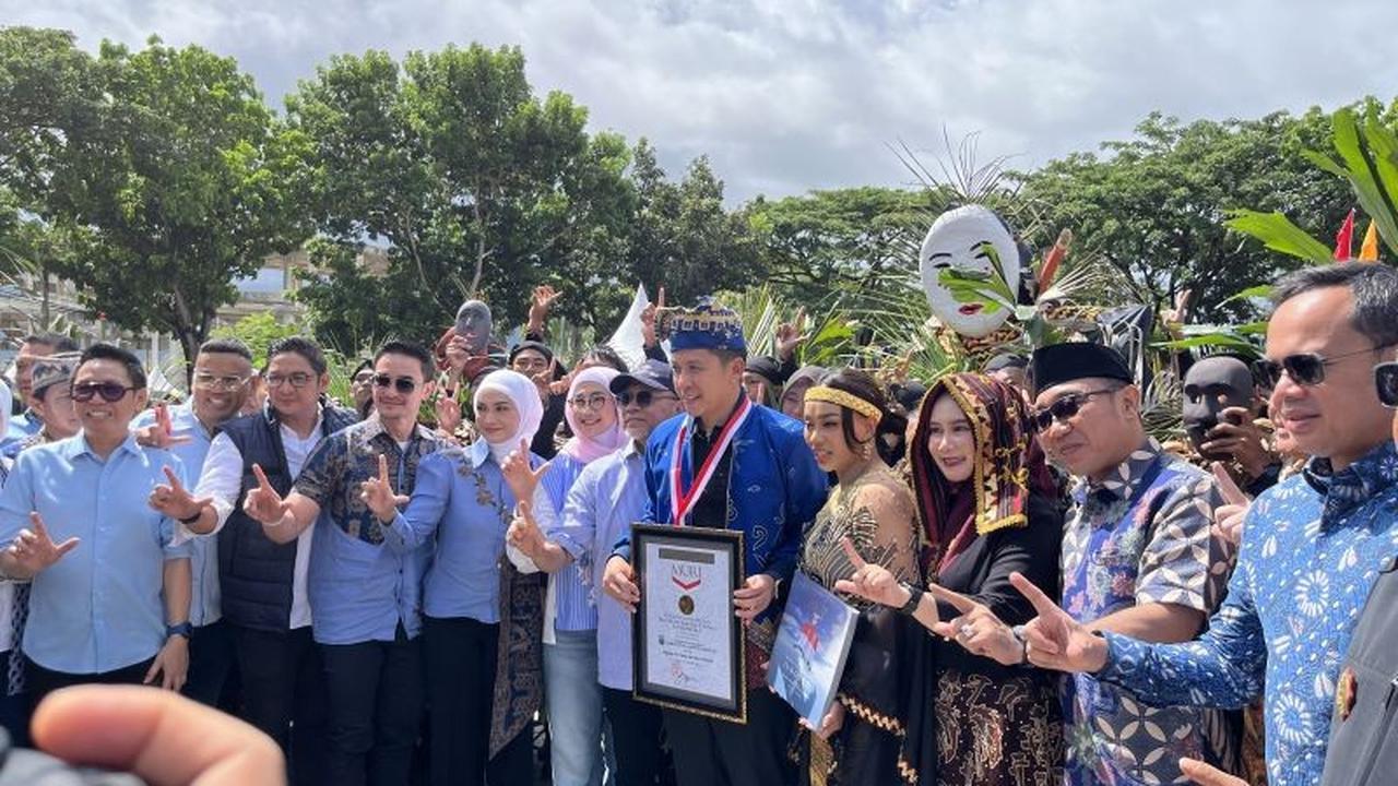Tari Tuping 12 Wajah Pecahkan Rekor MURI Dunia di Lamsel Fast 2025, Libatkan Ribuan Pelajar