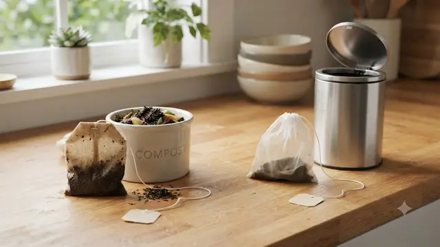 Cara Membuang Tea Bag yang Benar