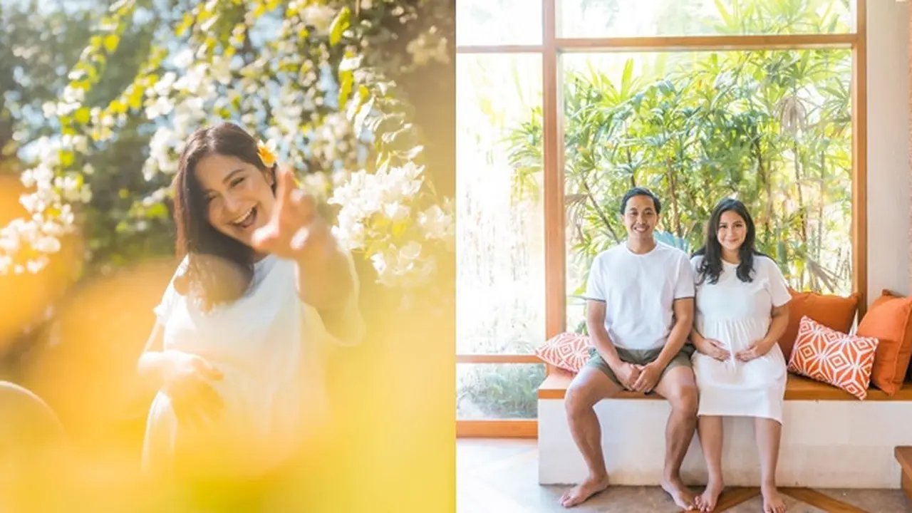 Pemotretan Dadakan, Ini 6 Potret Maternity Shoot Caca Tengker yang Unik