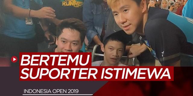 VIDEO: Kevin Sanjaya / Marcus Gideon Bertemu Suporter Istimewa