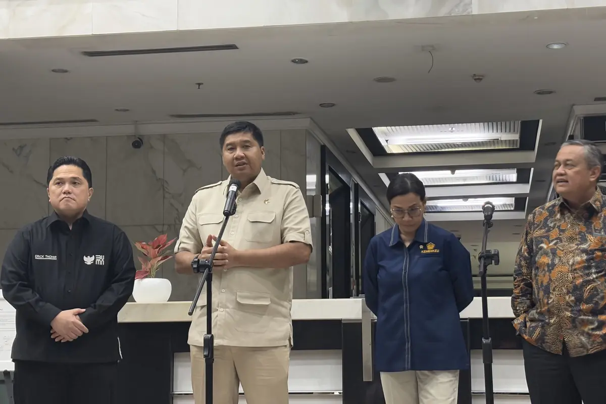 Maruarar Sirait, Erick Thohir, Sri Mulyani dan Perry Wajiyo.