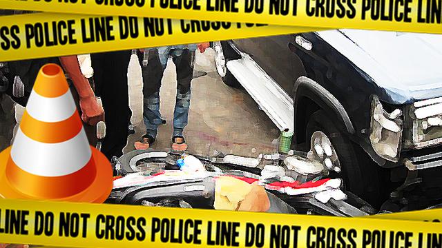 Ilustrasi Kecelakaan Motor Dan Mobil