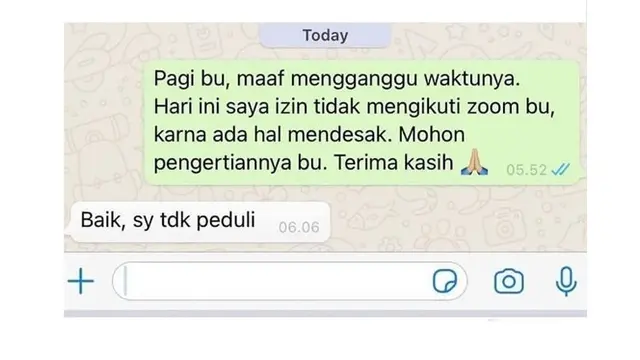 6 Balasan Chat Dosen Cuek Ini Bikin Mahasiswa Elus Dada