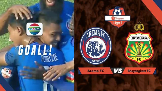 Berita Video Gol Dedik Setiawan Bawa Arema FC Unggul 1-0 atas Bhayangkara FC