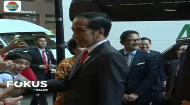 Kedatangan presiden untuk menghadiri Asean-Australia Special Summit 2018.