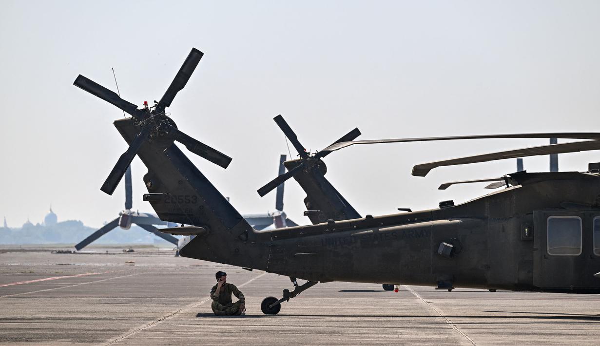 4.732 prajurit mengikuti latihan gabungan yang akan berlangsung pada 26 Agustus-6 September 2024. (JUNI KRISWANTO/AFP)