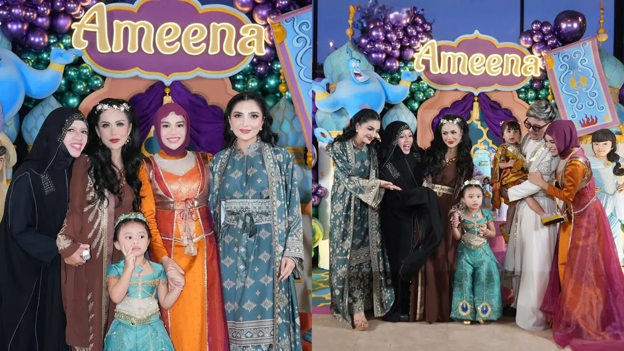 Potret Kompak Krisdayanti, Ashanty, dan Geni Faruk di Ulang Tahun Cucu