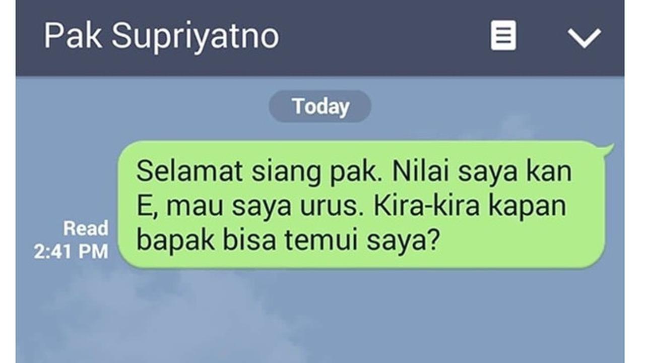 6 Chat Mahasiswa ke Dosen Ini Bikin Emosi Sekaligus Geregetan