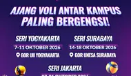 MOJI Gelar Liga Voli Mahasiswa 2026, Kompetisi Antarkampus Bergulir di 3 Kota