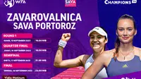 Jadwal dan Live Streaming WTA 250 Zavarovalnica Sava Portoroz di Vidio, 15-18 September 2022. (Sumber : dok. vidio.com)