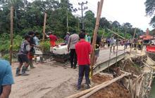 Akses Warga Terancam Lumpuh, Pemkab Belitung Timur Gercep Bangun Jembatan Darurat: Hanya Bisa Dilalui Kendaraan 3 Ton!