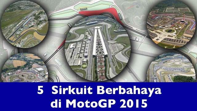 Video 5 sirkuit paling berbahaya di MotoGP 2015. Silverstone, tercatat sudah terjadi 79 kali insiden jatuh dalam tiga hari balapan di sana.