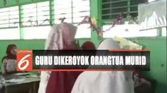 Seorang guru Astia menjadi korban pengeroyokan dua orang wali murid.