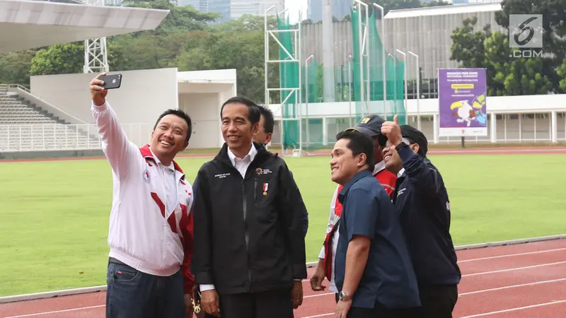 Cek Persiapan Asian Games 2018, Jokowi Pantau Komplek GBK