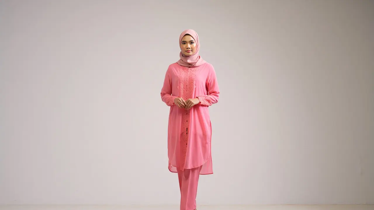 Tips Memilih Kebaya Pink dan Kombinasinya/ Ilustrasi gambar oleh AI