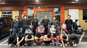 Bentrokan Empat Geng Motor Pecah di Medan