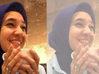 Dhini Aminarti akhirnya mantab mengenakan hijab. Istri Dimas Seto itu mulai mengenakan hijab semenjak 22 Januari lalu. (instagram.com/dhiniaminarti)