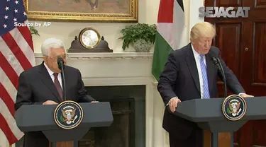 Trump bahas perdamaian Palestina dengan Mahmoud Abbad, penyelamatan balita penderita autis hingga sebuah mobil tabrak kerumunan orang.