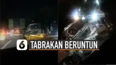 Kecelakaan melibatkan kurang lebih 8 mobil di area Monumen Jogja Kembali (Monjali).