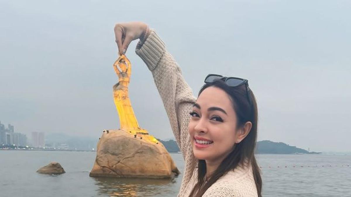 6 Potret Keseruan Reisa Broto Asmoro Liburan ke Zhuhai Tiongkok, Tampilan Casual Curi Perhatian