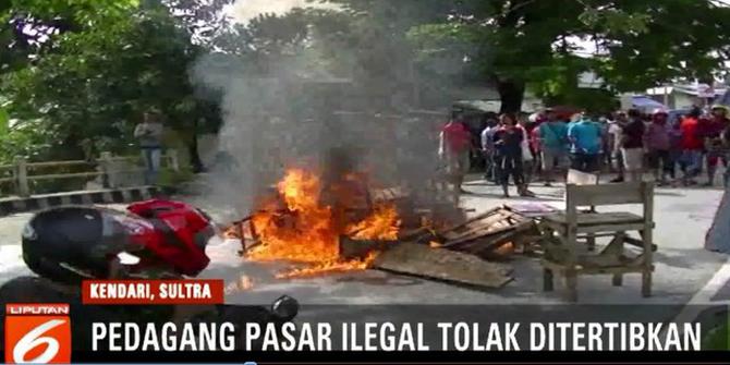 Pedagang Pasar Kota Kendari Tolak Ditertibkan