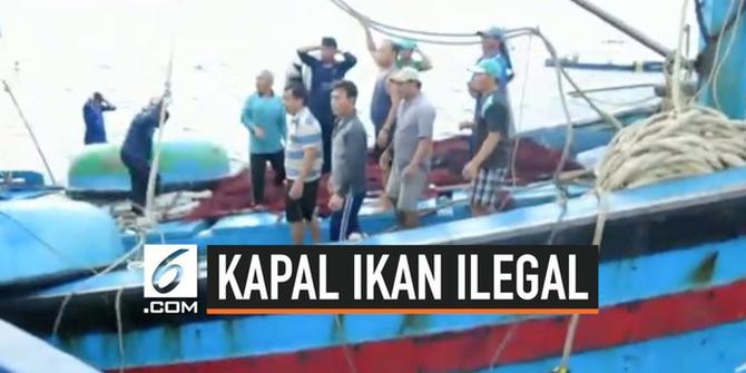 VIDEO: Detik-detik Penangkapan Kapal Ikan Ilegal Asal Vietnam