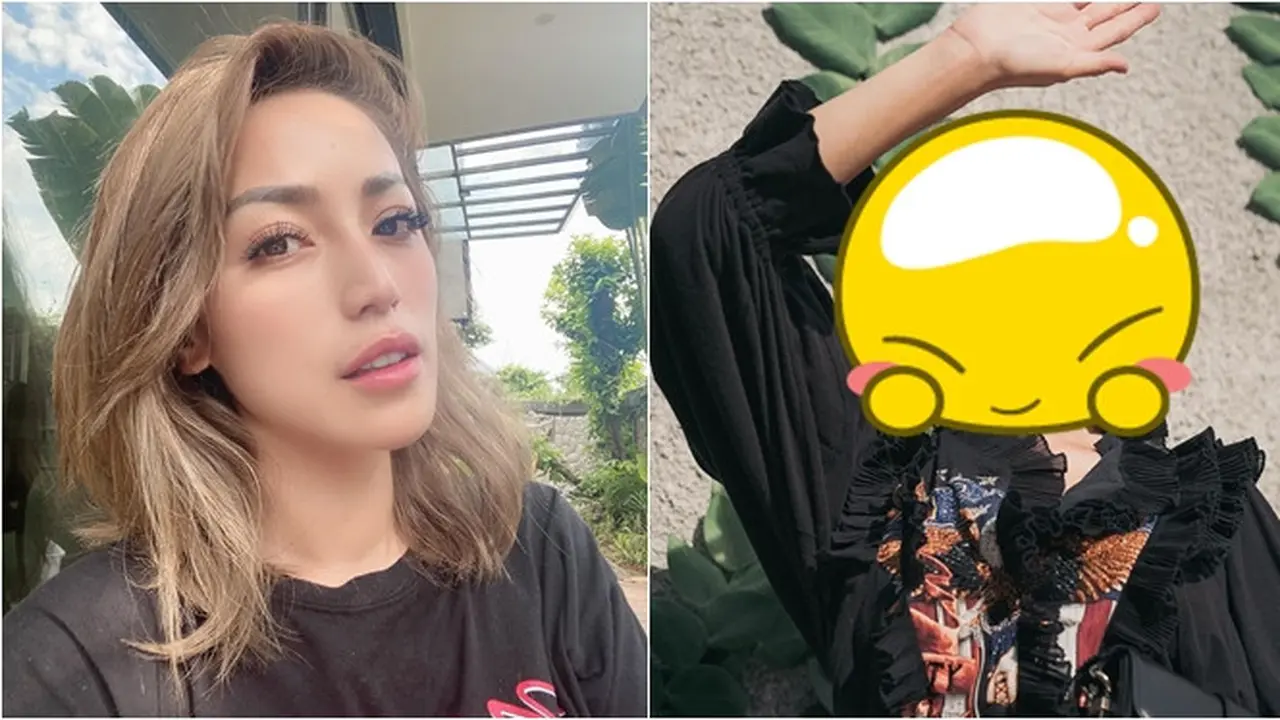 Gaya Jessica Iskandar Dengan Rambut Warna Pink