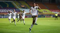 Kemenangan ini membuat PSIM Yogyakarta berhak lolos ke semifinal Liga 2 dengan berstatus runner-up Grup Y. Mereka akan menghadapi Rans Cilegon FC yang keluar sebagai juara Grup X pada Senin (27 Desember) mendatang. (Bola.com/Bagaskara Lazuardi)