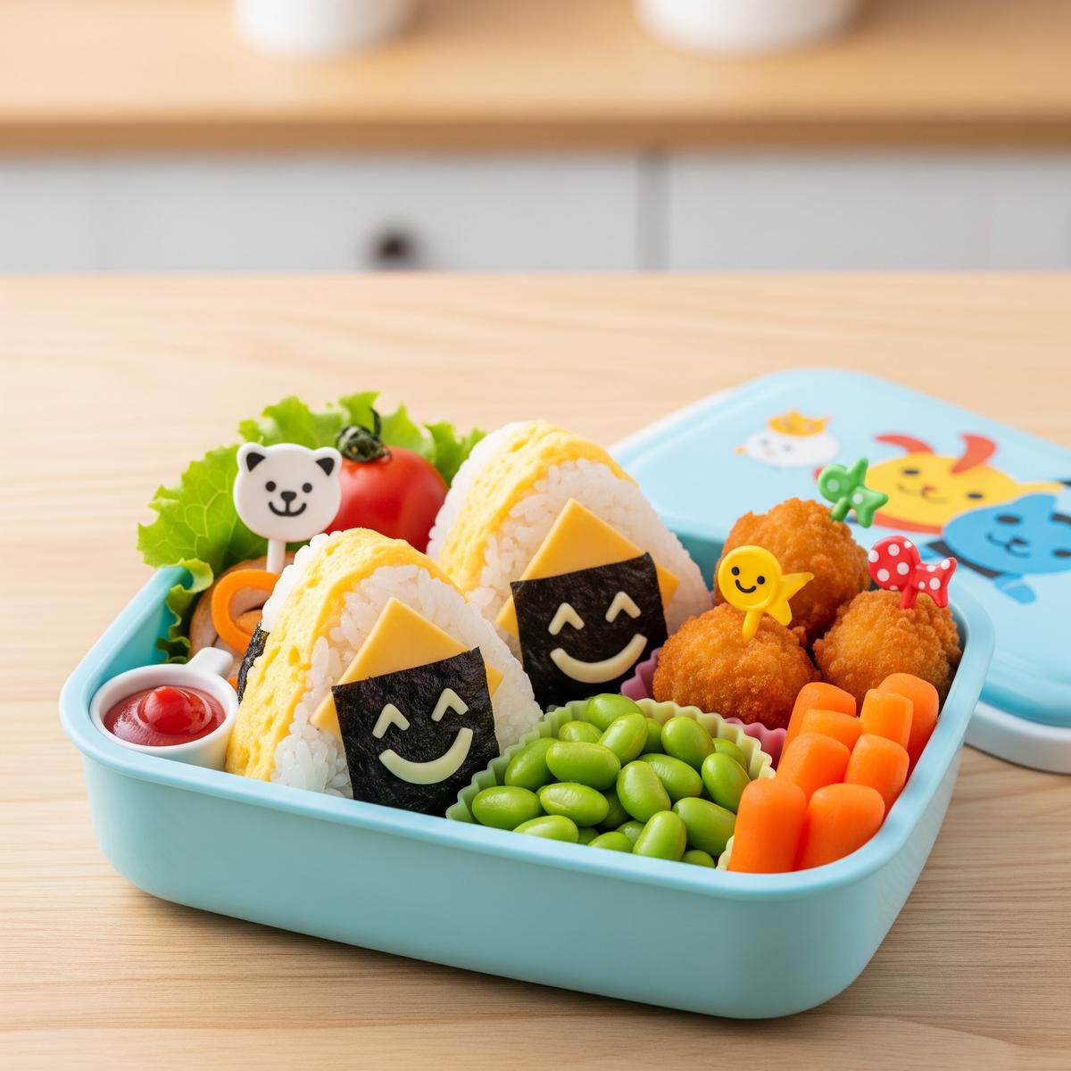 Ide Bekal Anak dengan 3 Bahan Saja (AI Generated)