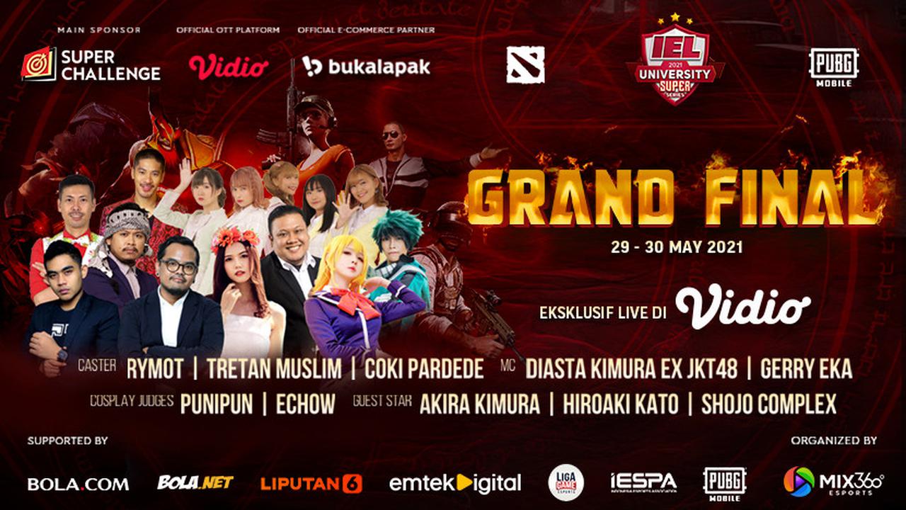 Live Streaming IEL University Series Grand Final Akhir Pekan ini di Vidio