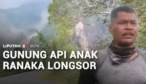 Gempa Susulan Magnitudo 5,8 di Pulau Flores Membuat Gunung Api Ranakah Longsor