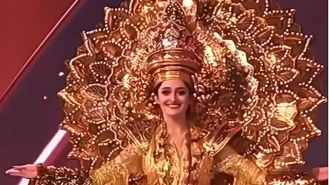 Dari Al-Aqsa hingga Bunda Maria, Parade Gaun Simbol Spiritual yang Menggema di Miss Universe 2025