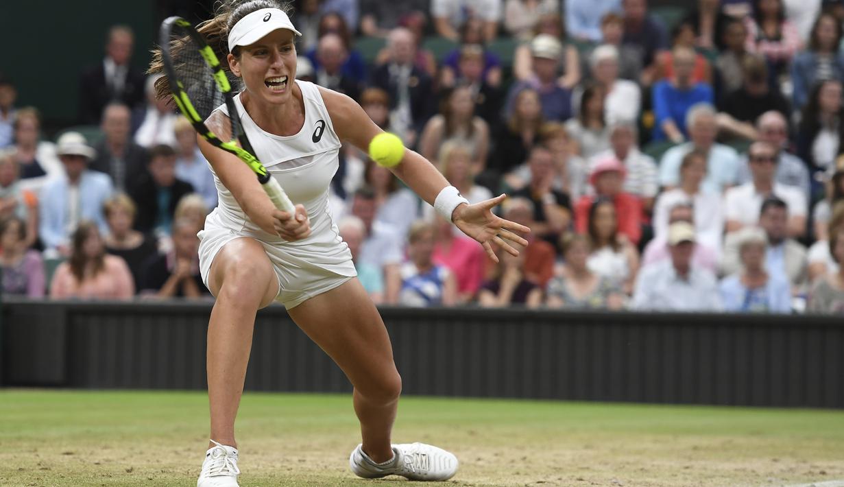 Foto Kalahkan Simona Halep Petenis Tuan Rumah Johanna Konta Lolos Ke Semifinal Page 1 Ragam Bola Com