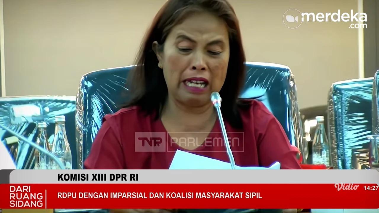 Kisah Leni Damanik Bikin Hening Komisi XIII DPR RI, Anak Tewas di Tangan Oknum TNI