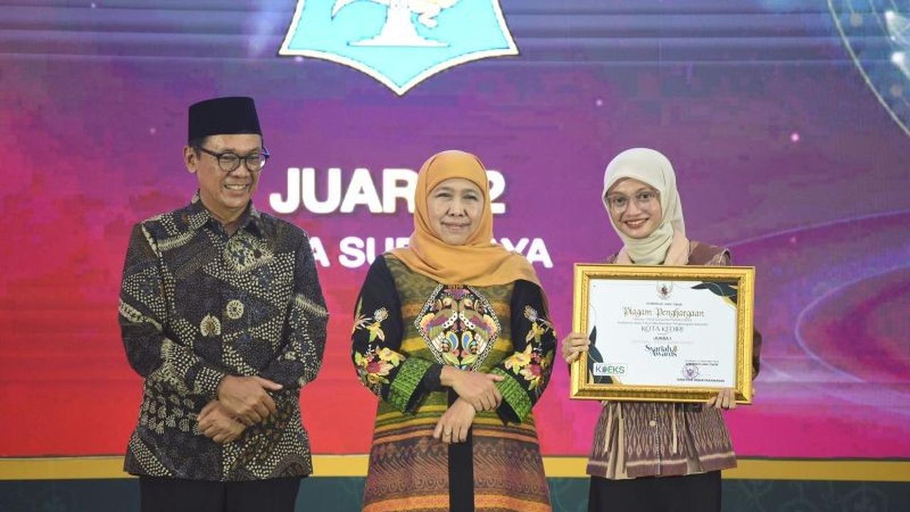 Raih Dua Penghargaan Sekaligus, Kota Kediri Gemilang di Ajang Syariah Award Jatim 2025!