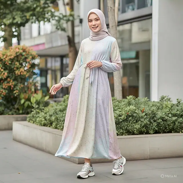 Model Gamis untuk Wanita Usia 20-an/Meta AI