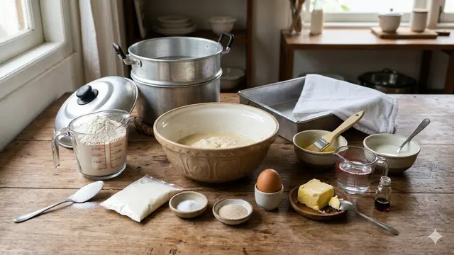 Resep Roti Sobek Kukus (Foto: Gemini AI)