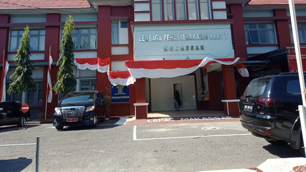 Pintu masuk Lapas Kelas I Makassar (Fauzan/Liputan6.com)