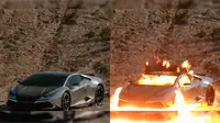 Demi Cuan, Seniman Ini Ledakkan Lamborghini dan Puingnya Bakal Jadi NFT (Sumber:  Instagram/shl0ms, Autobuzz)