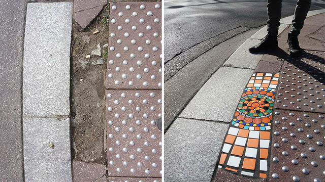 6 Karya Mozaik di Jalanan dan Dinding Berlubang Ini Kreatif, Bikin Kagum