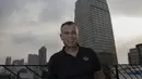 Pakar sepak bola, John Dykes, menghadiri media talkshow di Artotel, Jakarta,Sabtu (4/11/2017). Acara ini membahas seputar Premier League dan juga sepak bola Indonesia. (Bola.com/Vitalis Yogi Trisna)