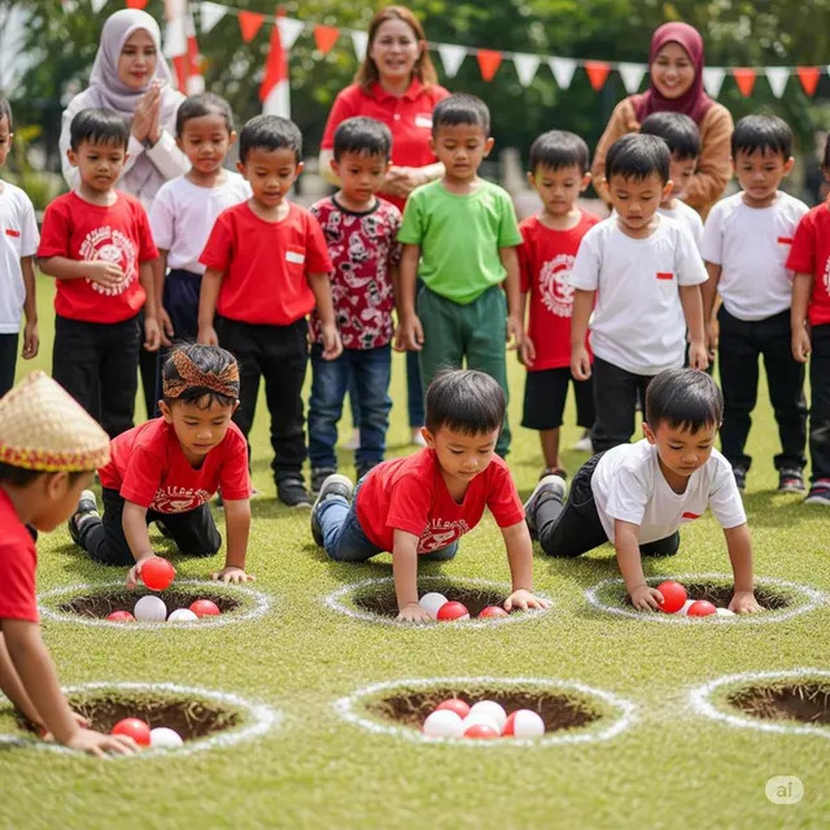 10 Ide Lomba PAUD tanpa Khawatir Cedera untuk Meriahkan 17 Agustus 1945 HUT RI ke-80