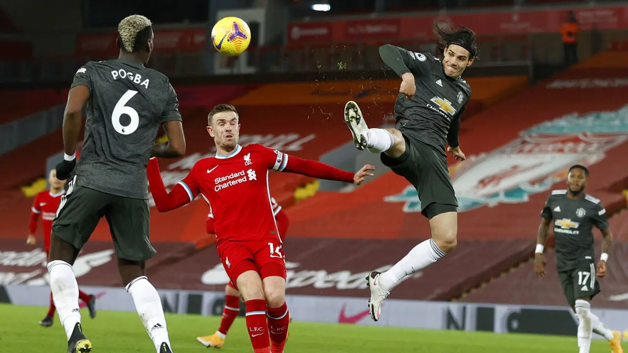 FOTO: Tahan Imbang Liverpool, Manchester United Nyaman di Puncak Klasemen Liga Inggris