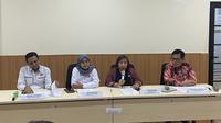 Komisioner Komnas HAM Anis Hidayah saat konferensi pers di Kantor Komnas HAM Jakarta, Kamis (27/3/2025). (Liputan6.com/Muhammad Radityo Priyasmoro)