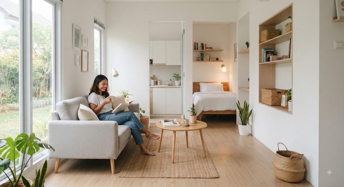Pilih Furnitur Sesuai Ukuran Ruangan (AI Generated)