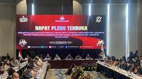 Rapat Pleno Terbuka Penetapan DPT Pilgub Jakarta 2024 di Hotel Mercure Kemayoran, Minggu (22/9/2024). (Liputan6.com/ Muhammad Radityo Priyasmoro)